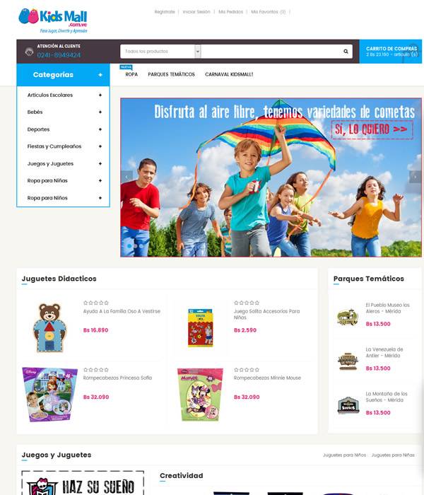 KidsMall.com.ve Tiendas Virtuales
