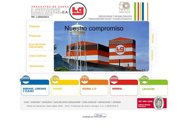 Lamigal - Diseño Web Corporativo Valencia Venezuela