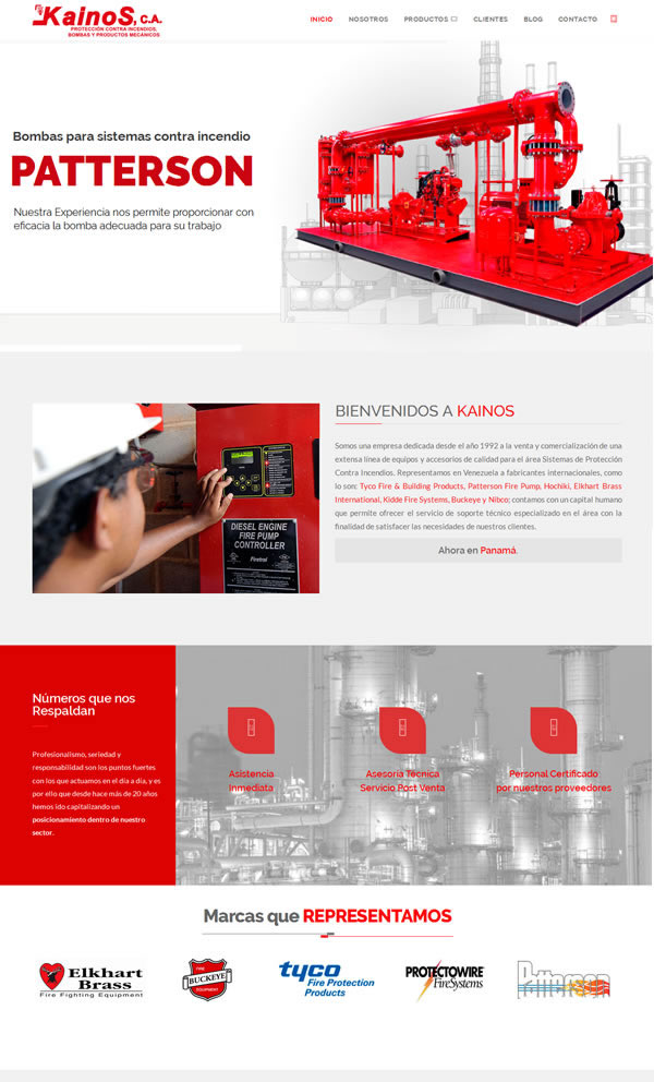 kainos diseño web profesional cms